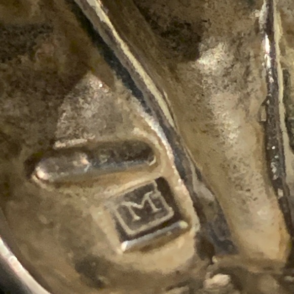 Vintage Sterling Silver Boho style chunky ring - stamped M and 925. Size 7 - Picture 9 of 9